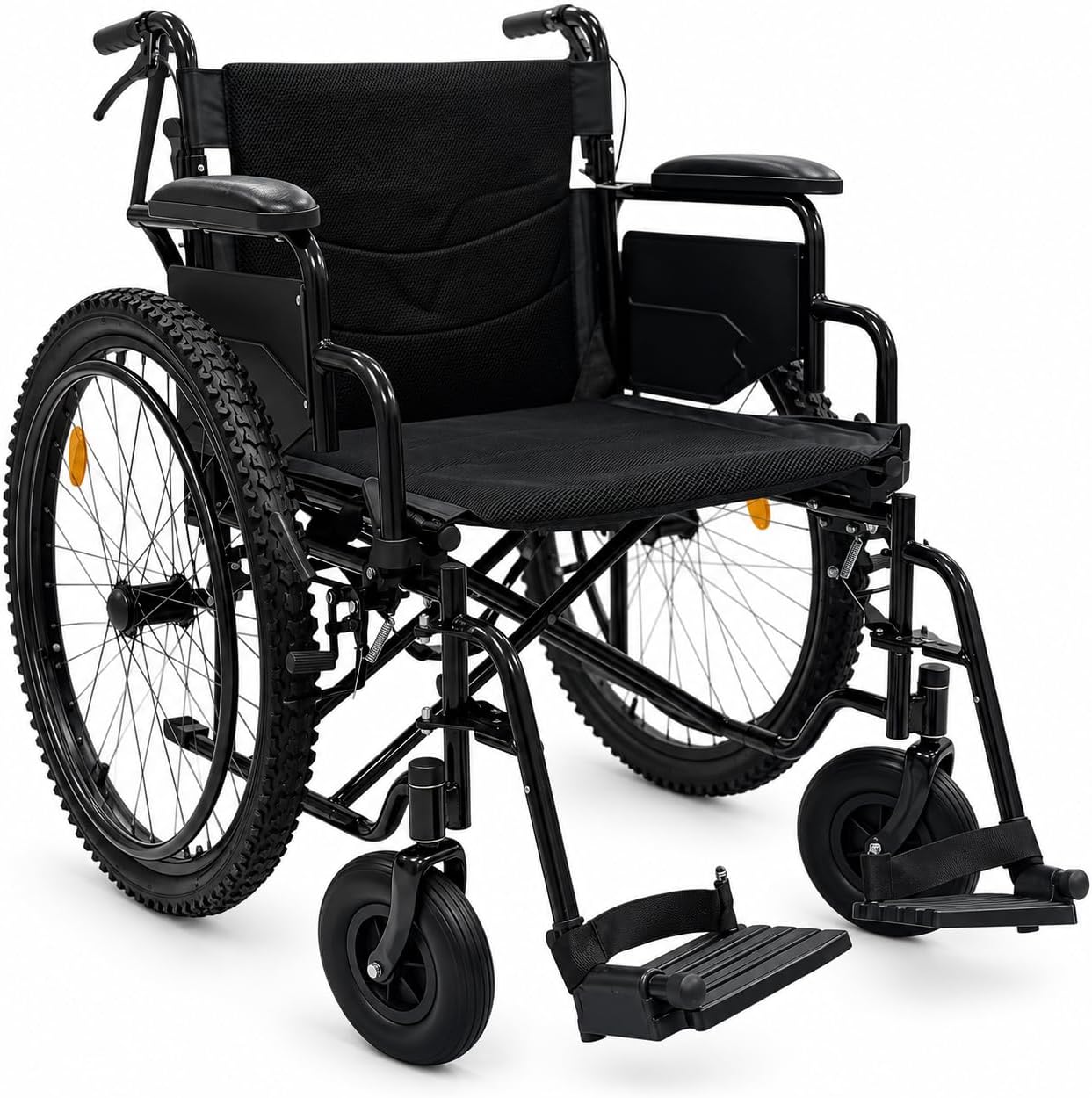 Silla De Ruedas Con Reposapiés Desmontables